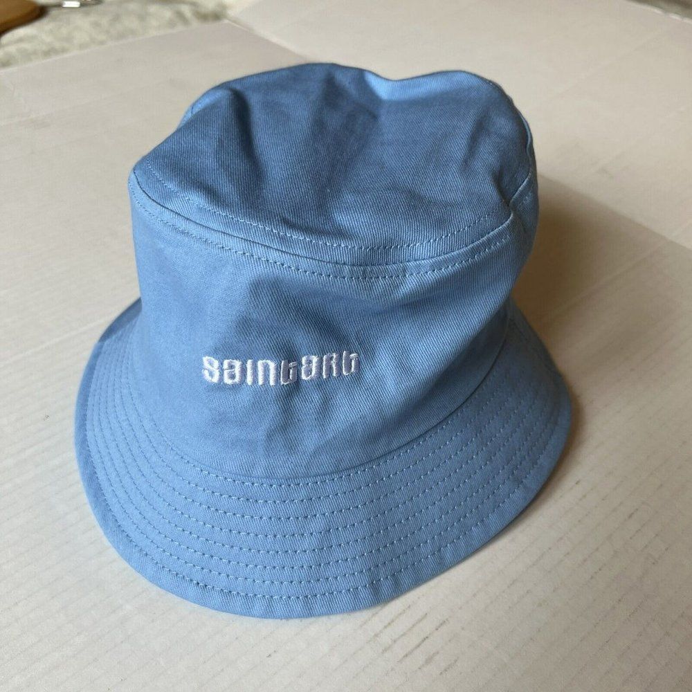 SaintArt Blue Bucket Hat Sz M Boonie Brim Sun Safari Summer Camping Beac… - Picture 3 of 12